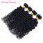 Natural Remy Human Hair Weaving Bundles Deep Curly Hair Extensions