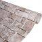 Eco-friendly Fireproof Brick Texture Self Adhesive PVC Film Vinyl Wallpaper