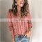 Autumn Solid Color Long Sleeve V-neck Knitted Cardigan Sweater For Women