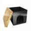 Wholesaler Soft upholstery dogs cats foldable pet ottoman folding pet house ottoman