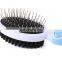 New Design Pet Deshedding Tool Grooming Comb Double Sided Pin Brush with Silicone Hand Pet Dog Comb