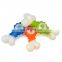 Dog bone toy colorful pet chew toys durable dog bone for medium small dogs
