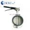 ISO 9001 AWWA C504 PN10/PN16/PN25 Bore Wafer concentric butterfly valve stainless steel