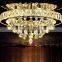 Modern Luxury led ceiling light top led crystal ceiling chandelier lamp for hotel hall living room