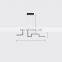 Nordic restaurant chandelier simple post-modern household small living room lamp creative long dining table dining room lamp