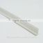 Cool extrusion L shape plastic profile decoration white PVC cover strip