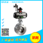 Three eccentric metal hard seal stainless steel butterfly valveD343W-25RL
