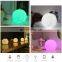Promotion light-up RGB rechargeable 3D moon lamp led smart light