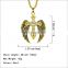 Hip Hop Anha cross Pendant brass Setting CZ stones Necklace Jewelry for men and women
