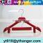 YY0488 new premium black velvet plastic hanger non-slip wedding dresses hanger                        
                                                                                Supplier's Choice