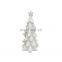 white bisque unpainted ceramic christmas tree decorations