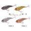 5.5cm 11g 4 Colors Saltwater Mandarin Fish Bait With Treble Hooks and Strong Bicyclic Ring Bionic VIB Bait Fishing