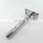 High Quality Classic Women Use Matte Silver Shaving Adjustable Brass Double Edge Safety Razor
