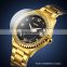 top brand Skmei 9221 mechanical automatic luxury gold stainless steel men watches