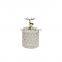 K&B high quality exquisite glass candleholder candle holder jar with gold metal deer head lid  for home decor