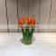 Hot sale lifelike plastic faux tulip flowers artificial flower plant decor in bulk unpotted for decoration