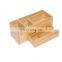 Cheap Square Bamboo Office Pen Pencil Holder for Desk Office Desktop Storage Organizer With Drawers