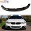 M performance P style carbon fiber F32  front lip spoiler for BMW 4 series F32 F33 F36  M sport bumper 2014-2018