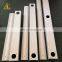 Anodized silver cnc machining extruded aluminum light housing for LED light