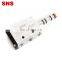 SNS pneumatic air 4V210-08 5/2 port single coil control internal pilot type electric solenoid valve with AC/DC 12V 24V 220V