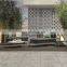 indonesia outdoor deck furniture rattan garden patio l sofa modular sectional fabric sofa set