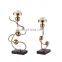 Small Artistic Gold Decorative Candle Holder