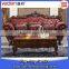 custom made hotel wood sofa set