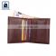 Stylish Look Good Quality Matching Stitching Luxury Genuine Leather Wallet for Men