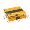 luxury custom cedar luxury travel case box yellow cigar humidor for Cigar storage