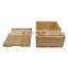Wood Storage Box with Lid Natural Wood Box Case Container for Christmas Wedding Party Gift Jewelry Box
