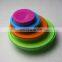 Clear Round Plastic Airtight Food Storage Container with Lid