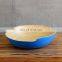 High Quality Eco Friendly Set of 3 Natural Spun Bamboo Salad Bowl, Handmade Serving Bowls With Lacquer Outside Wholesale