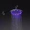 shower set with 12inch round shower head showr arm 304 stainless steel LED showerhead