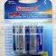 PVC jakcet R14p 1.5V carbon dry cell