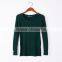 Fashion designhand knit sweater round collar sweater for girls