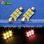 2015 led auto festoon 36/39/42mm 6smd 5050 festoon car light