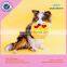 Custom emoji donot and pizza shaped plush pet dog toy manufacturer