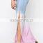 high waisr side split Maxi Skirt in Tie Dye