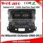 Wecaro 8" Android 4.4.4 car audio system 2 din for mitsubishi outlander dvd player car stereo A9 1.6ghz cpu 2006-2012