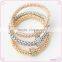 New European Style Exaggerated Gold /Silver Metal Bracelet Fine Jewelry Set