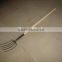 fork with wooden metal grip