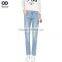 Destroyed Jeans Womens Denim Clothes Stock Ready Apparel HG9