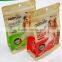 zipper eight side sealing bag with square bottom for pet food