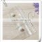 plastic Clear garment / underwear packaging Hook bag hanging plastic pouch with button closure
