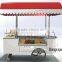 Outdoor Mobile Fast Food Kiosk /Crepe Cart ,Hot Dog Cart/Coffee Cart, Ice Cream Cart