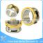 Competitive price medical steel gold ear tunnels body jewelry piercing wholesale