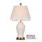 modern ivory table lamp with ceramic