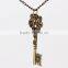 Fashion Cool Mens Antique Key Charms Necklace Gift for Boys