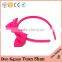 Fabric bowknot cut girls hair band, fabric covered fashion headband for women