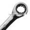 1pc Reversible Combination Stubby Ratchet Wrench Ratcheting Socket Spanner AR-76
